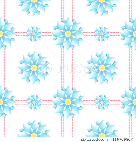vintage flower seamless pattern 116769807