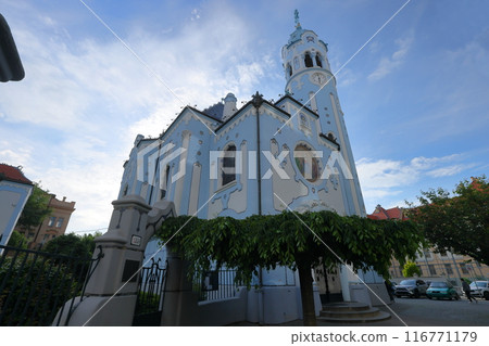 St. Alzbeta Church, also known as the Blue Church, Bratislava, Slovakia, Central Europe St. Alzbeta Church, also known as the Blue Church, Bratislava, Slovakia, Central Europe 116771179