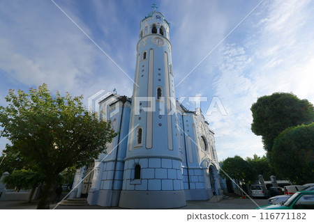 St. Alzbeta Church, also known as the Blue Church, Bratislava, Slovakia, Central Europe 116771182