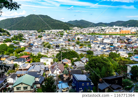 [重要傳統建築群保存地區] 龍野市容 - 從龍野公園看到的初秋十電肯第1地區 - 兵庫縣龍野市 116771364