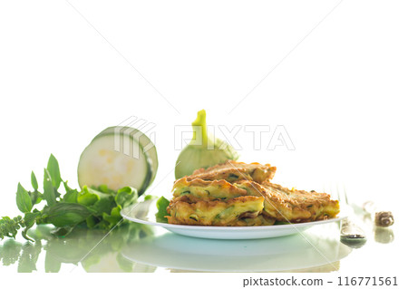 homemade food, fried zucchini pancakes homemade food, fried zucchini pancakes 116771561
