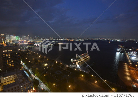 Night view from Yokohama Marine Tower Night view from Yokohama Marine Tower 116771763