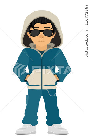 fashion sports suit flat style vector illustration 116772565