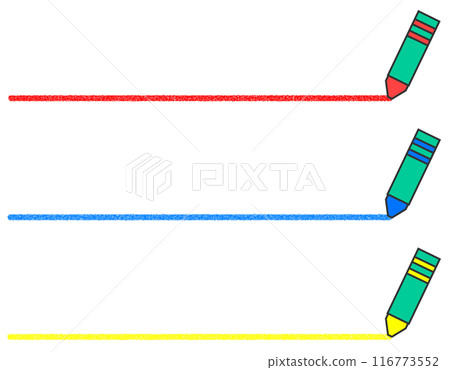 用蠟筆繪製重要線條的插圖。 用蠟筆繪製重要線條的插圖。 116773552