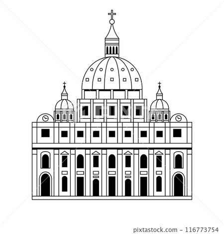 Vatican Basilica and Popular Landmark in Italy Vatican Basilica and Popular Landmark in Italy 116773754