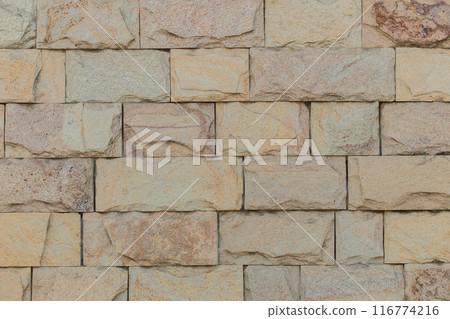 Brick Sand Retro Color Stone Wall Masonry Texture Background Rough Brickwork Solid Structure Brick Sand Retro Color Stone Wall Masonry Texture Background Rough Brickwork Solid Structure 116774216