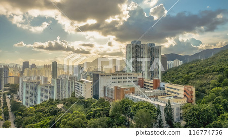 July 6 2024 the apartment Choi Wan estate, Hong Kong 116774756