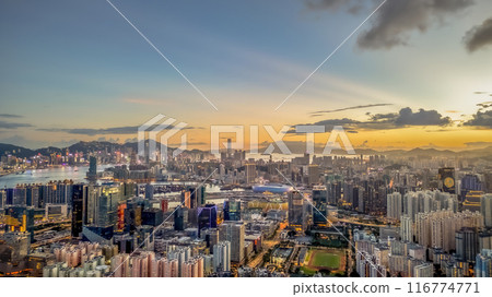 Kowloon Peninsula of east part, hong kong July 6 2024 116774771