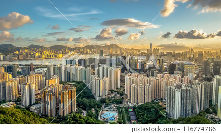 July 6 2024 from Jordan Valley, view of Kowloon Peninsula July 6 2024 from Jordan Valley, view of Kowloon Peninsula 116774786