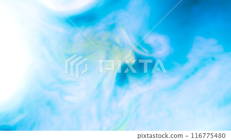 透明柔和的淺藍色水彩抽象背景影像。 116775480