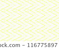 Yellow jagged graphic pattern 116775897