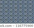 Blue jagged graphic pattern 116775900