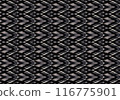 A jagged graphic pattern based on black. 116775901