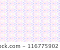 A continuous pattern of cute pink and purple motifs 116775902