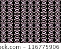 A black background with continuous curved diamonds 116775906