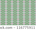 A rough graphic material with a three-dimensional diamond pattern based on green. 116775911