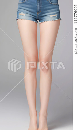 美麗的腿模型 116776005
