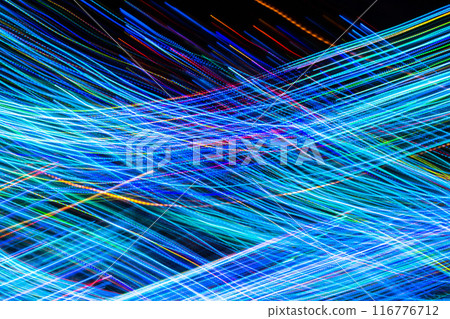 Lights in the night, abstract 116776712