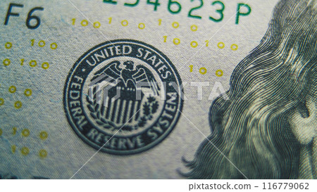 Process of examining authenticity of of hundred dollar bill Process of examining authenticity of of hundred dollar bill 116779062