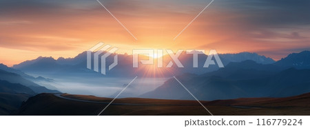 Mountain Sunrise Mountain Sunrise 116779224