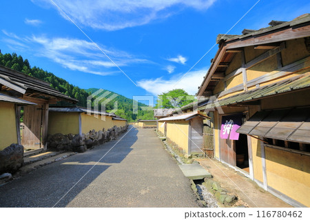 [福井縣]晴天的一乘谷朝倉氏遺址（復原街道景觀） 116780462