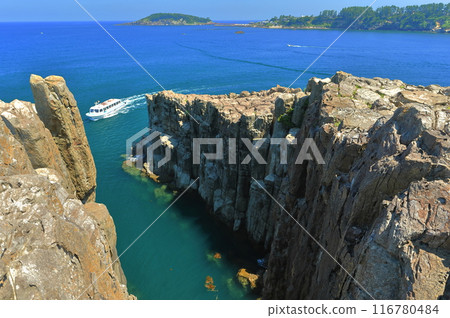 [福井縣] 東尋坊、大島（越前海岸）天氣晴朗 116780484