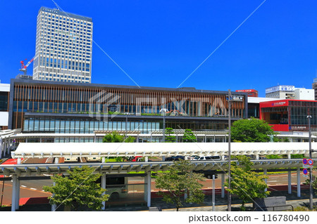 [福井縣] JR福井站東口（北陸新幹線）晴空萬裡 116780490