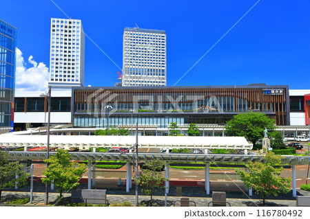 [福井縣] JR福井站東口（北陸新幹線）晴空萬裡 116780492