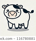 Simple cow 116780881
