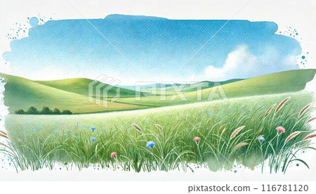 草原和天空 116781120