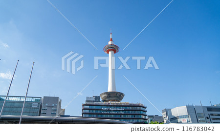 NIDEK Kyoto Tower on a sunny day 116783042