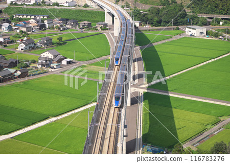 北陸新幹線 開往青田 北陸新幹線 開往青田 116783276