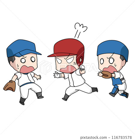 棒球爭吵/男孩的插圖 棒球爭吵/男孩的插圖 116783578