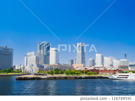 橫濱灣區紅磚倉庫和港未來 116784591