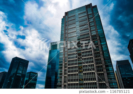 High-rise building under construction 116785121