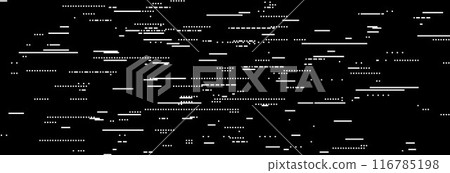 Glitch TV static noise wallpaper. VHS pixel noise texture. Random interference signal concept. Black and white rippled video tape background. Image distorted distressed backdrop effect. Vector Glitch TV static noise wallpaper. VHS pixel noise texture. Random interference signal concept. Black and white rippled video tape background. Image distorted distressed backdrop effect. Vector 116785198