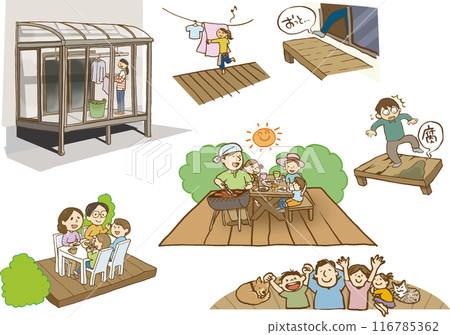 各種甲板插圖 116785362