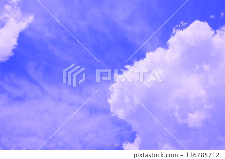 藍天白雲（背景素材） 116785712