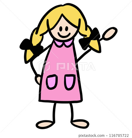Hand drawn a girl for cartoon, character, comic, sticker, tattoo, people, lifestyle, students, back to school, happy emoji, branding, decoration, cute patch, shirt print, standee, toy, doll, greeting Hand drawn a girl for cartoon, character, comic, sticker, tattoo, people, lifestyle, students, back to school, happy emoji, branding, decoration, cute patch, shirt print, standee, toy, doll, greeting 116785722