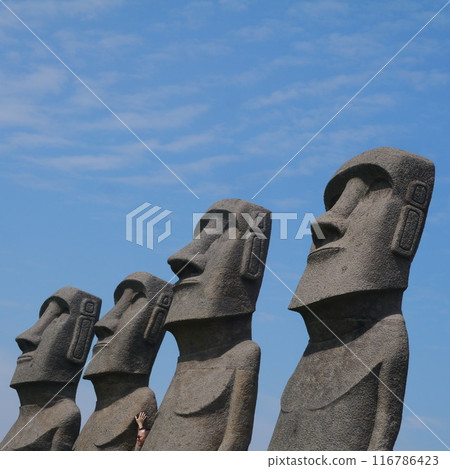 Moai statue of Miyazaki Moai statue of Miyazaki 116786423