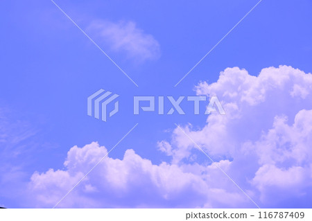 藍天白雲(背景素材) 藍天白雲(背景素材) 116787409