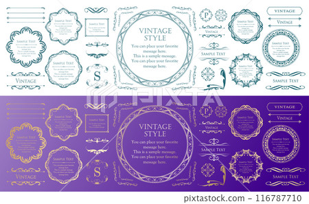 Luxurious frame design, calligraphy material, luxury, template, Luxurious frame design, calligraphy material, luxury, template, 116787710