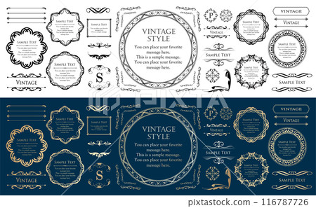 豪華框架設計,書法材料,豪華,模板, 豪華框架設計,書法材料,豪華,模板, 116787726