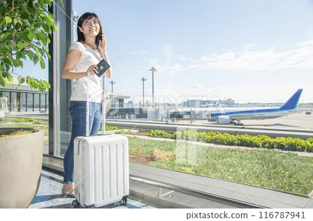 機場女士旅行窗口 116787941