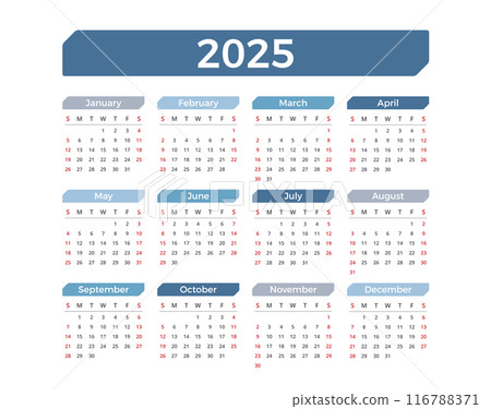 2025 Calendar 2025 Calendar 116788371