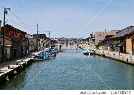 富山縣新湊日本威尼斯懷舊港口小鎮富山縣內川地區旅遊景點 116788547
