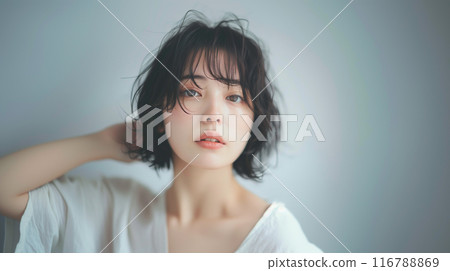 年輕可愛日本女模特兒美肌寫真 116788869