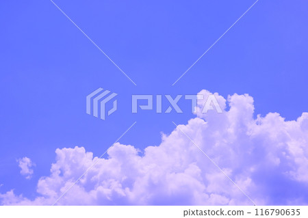 Blue sky with clouds (background material) Blue sky with clouds (background material) 116790635