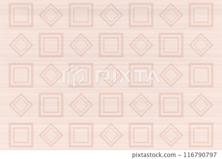 Horizontal stripes and square pattern Horizontal stripes and square pattern 116790797