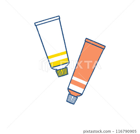 藥膏插畫集 藥膏插畫素材 116790905